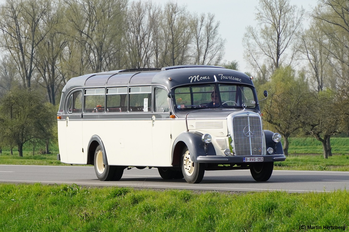 Mercedes O 3500  Mons , 6. Europatreffen historischer Omnibusse in Sinsheim/Speyer April 2023