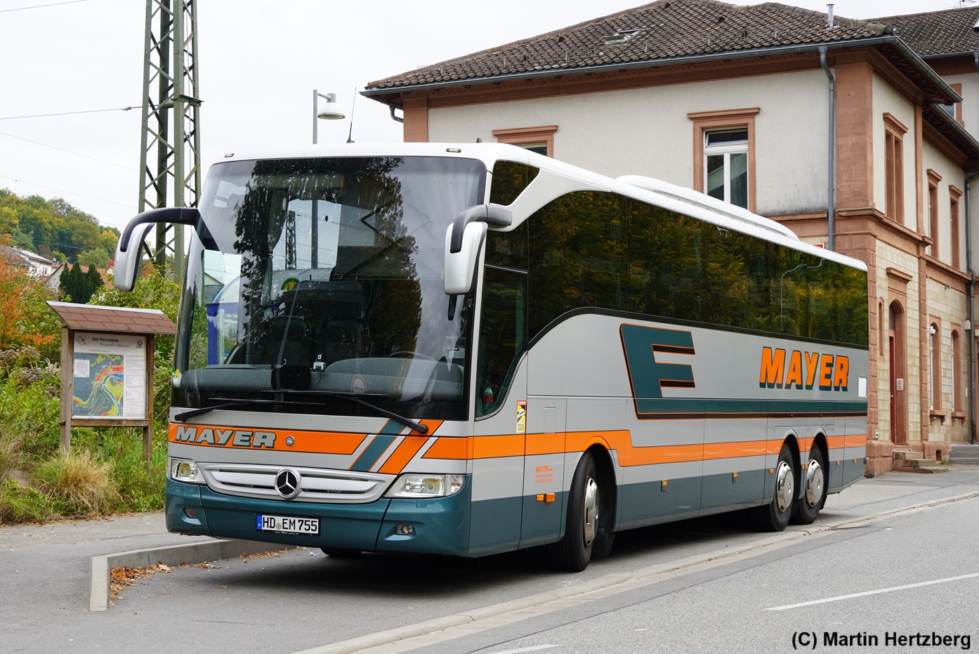 Mercedes Tourismo M  Mayer , Neckarsteinach Oktober 2025