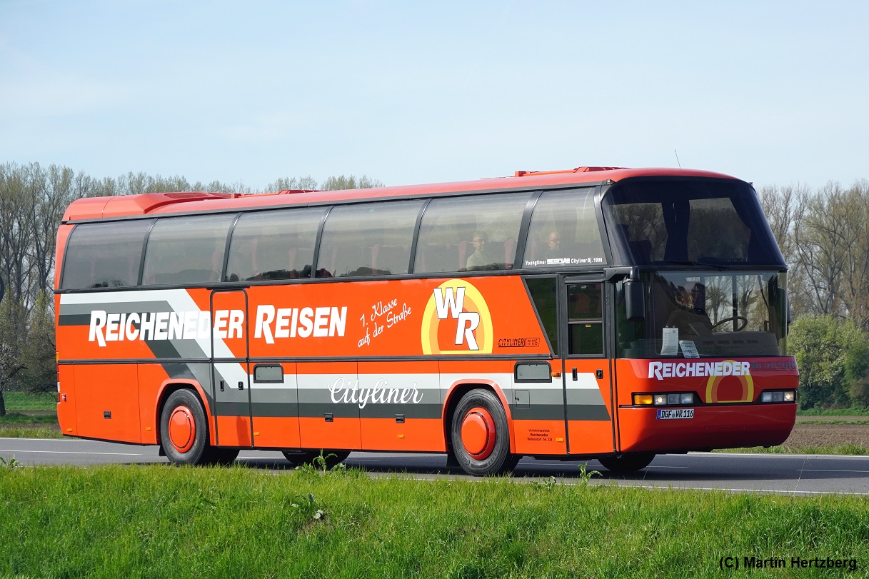 Neoplan Cityliner N 116 Bj. 1996  Reicheneder , 6. Europatreffen historischer Omnibusse in Sinsheim/Speyer April 2023