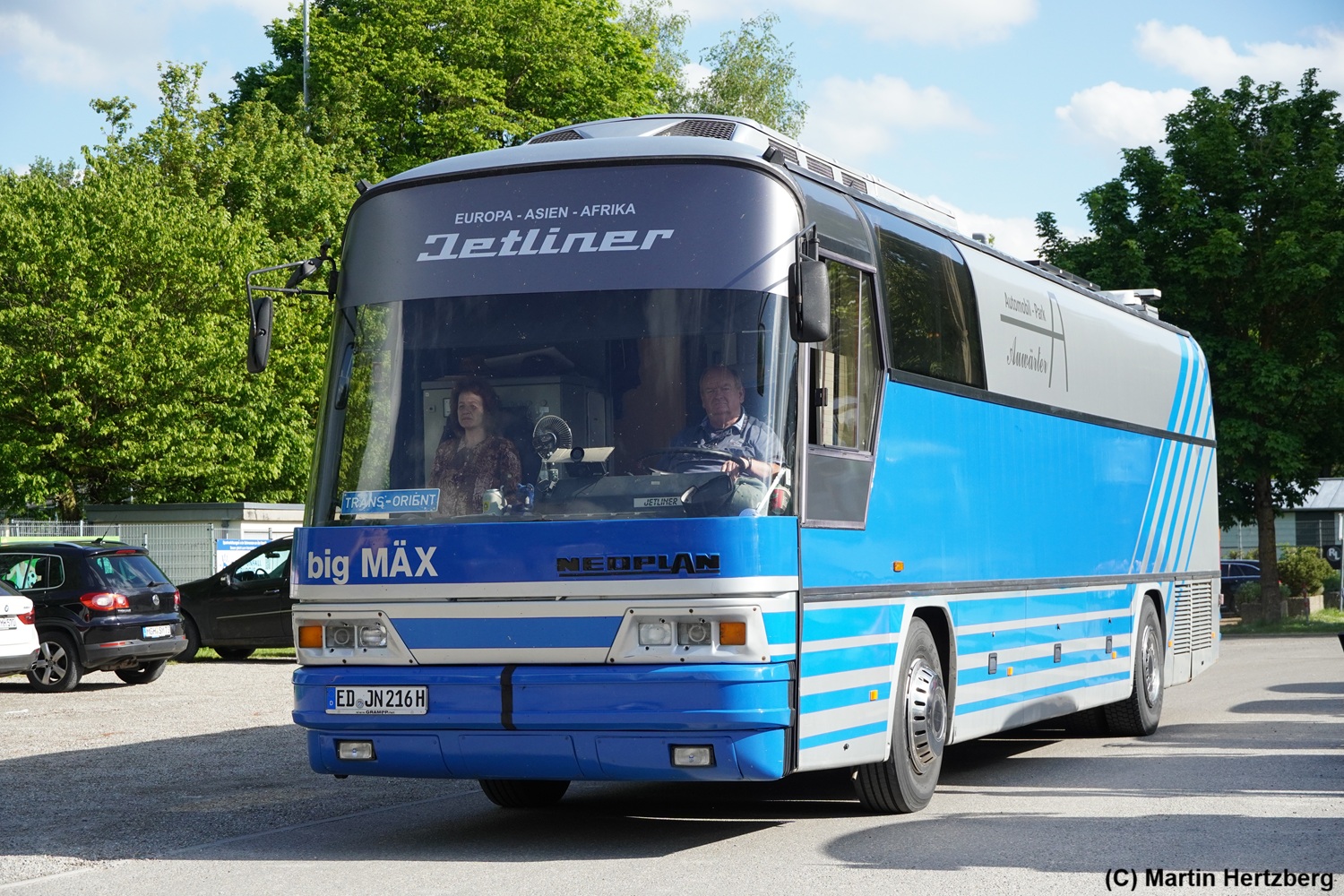 Neoplan Jetliner N 216 Bj. 1991 ehem. Messefahrzeug, Oldtimerbustreffen Bad Mergentheim Mai 2026