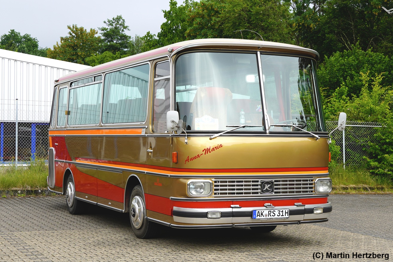 Oldtimer Setra S 80 Bj. 1972 Sturm, 130 Jahre Motor-Omnibus Jubiläum Netphen Juni 2025