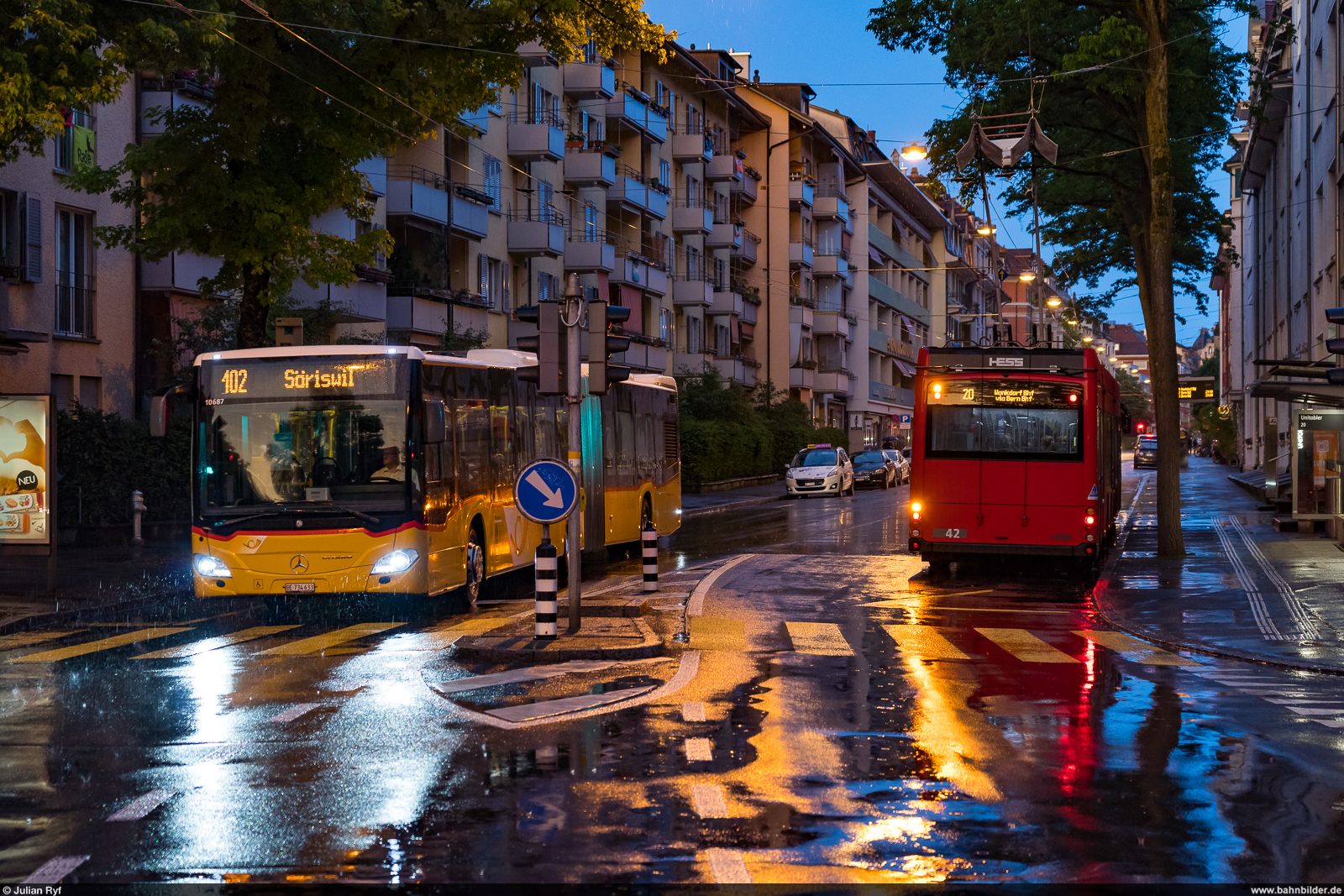 Postauto 10687 / 102 Bern - Säriswil / Bern, 23. Juni 2021