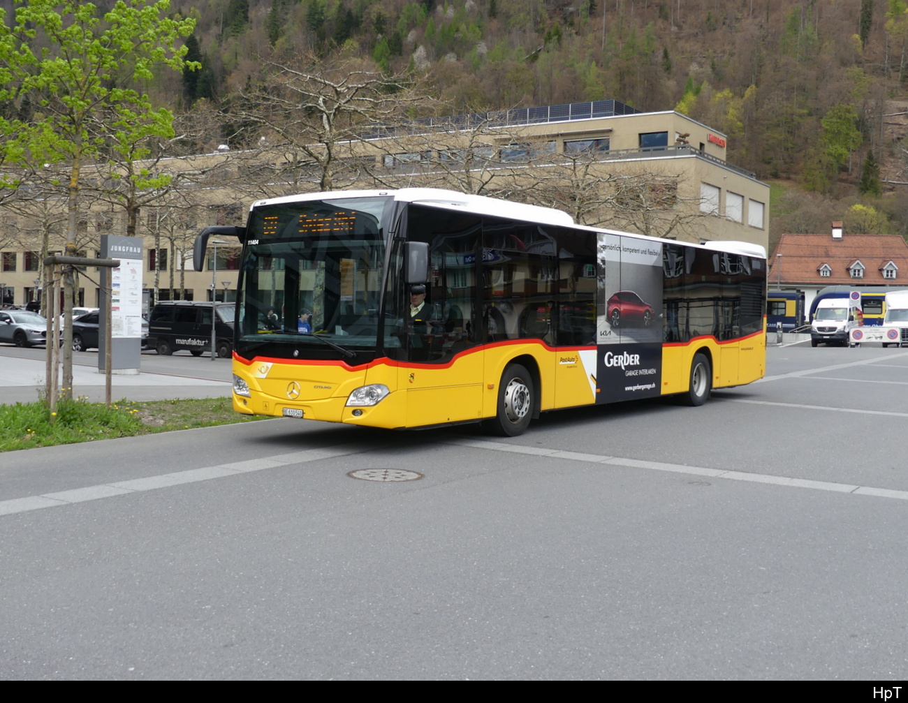 Postauto - Mercedes Citaro BE 610540 in Interlaken am 22.04.2023