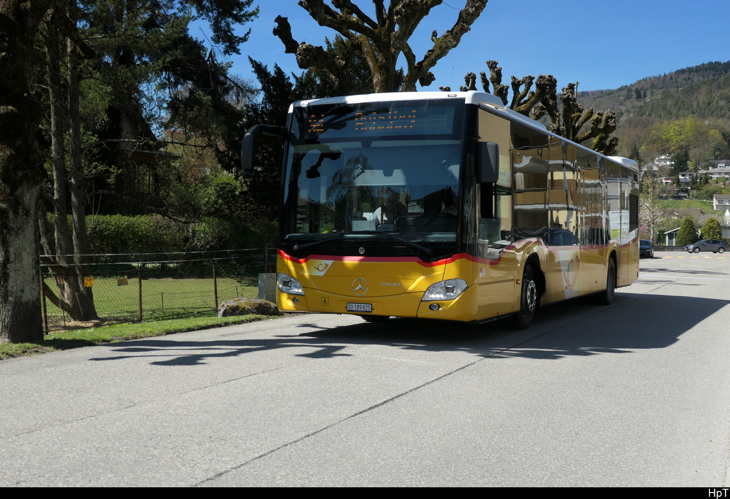 Postauto - Mercedes Citaro  SO  189825 unterwegs in Balsthal am 09.04.2026