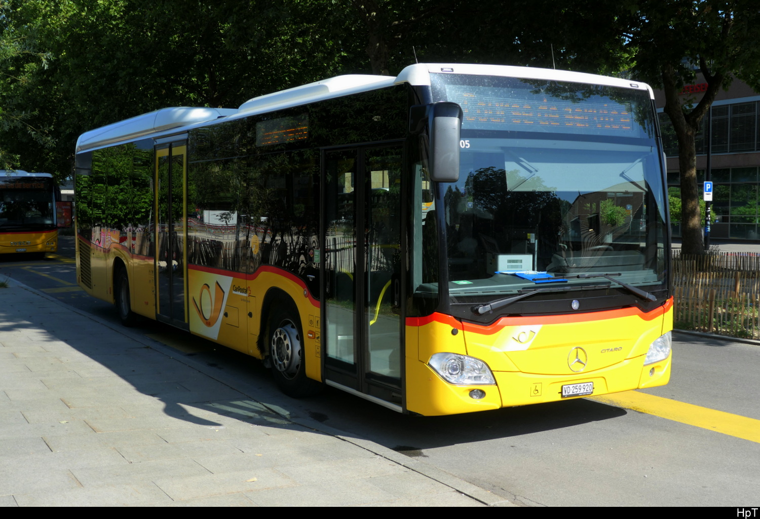 Postauto - Mercedes Citaro  VD 259920 in Yverdon am 21.06.2026