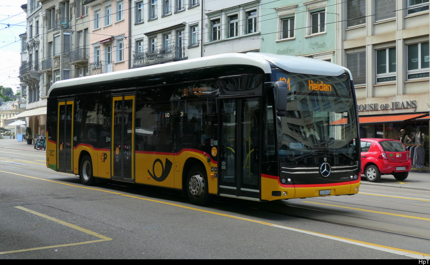 Postauto - Mercedes e Citaro  SG 500634 unterwegs in St. Gallen am 03.07.2026