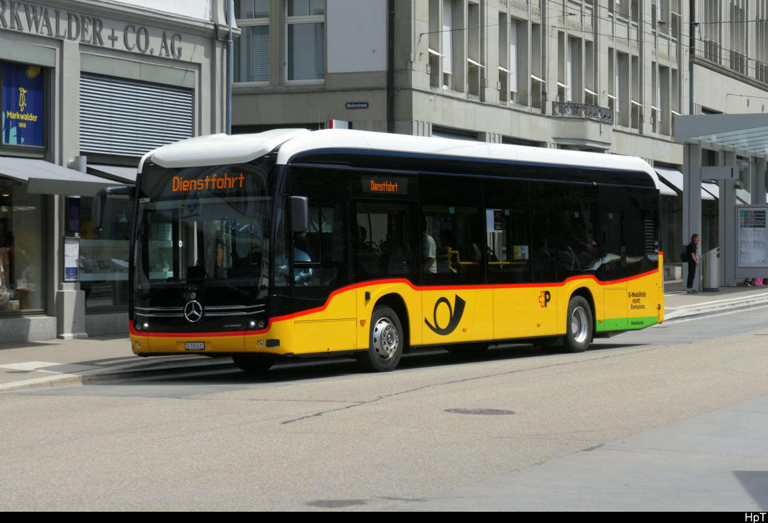 Postauto - Mercedes e Citaro  SG 500635 unterwegs in St. Gallen am 03.07.2026