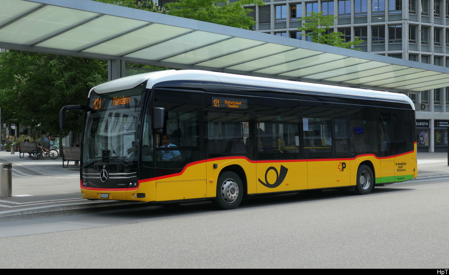 Postauto - Mercedes e Citaro  SG 500636 unterwegs in St. Gallen am 03.07.2026