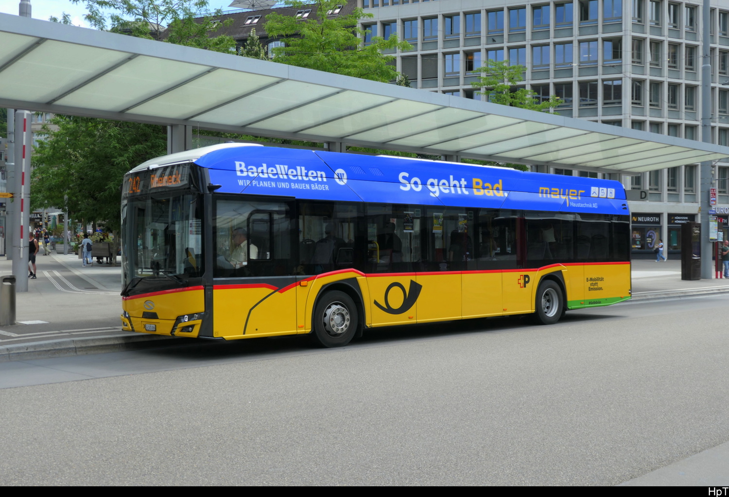 Postauto - Mercedes e Citaro  SG 505066 unterwegs in St. Gallen am 03.07.2026