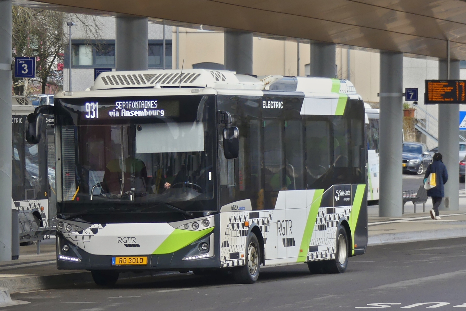 RG 3010, Karsan Atak, von Sales Lentz, am Busbahnhof in Mersch. 03.2026