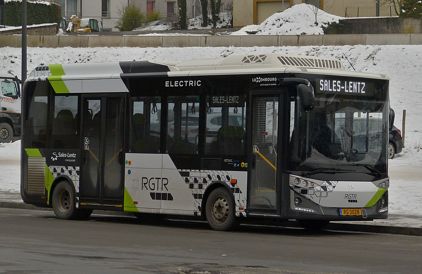 RG 3028, Karsan Atak, von Sales Lentz, aufgenommen am Busbahnhof in Clervaux. 01.2023

