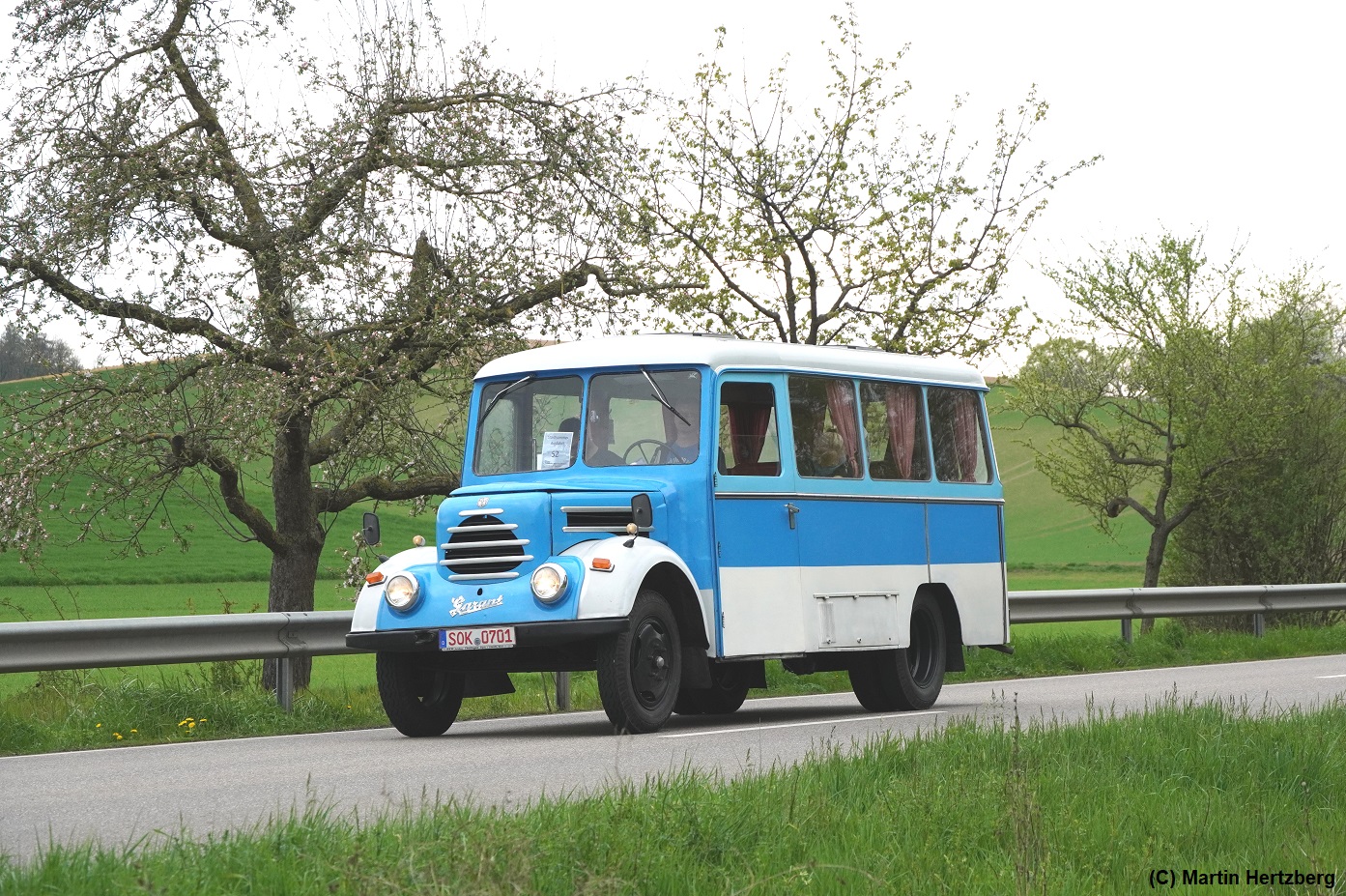 Robur Garant 30k Bj. 1955-1965, 6. Europatreffen historischer Omnibusse in Sinsheim/Speyer April 2023