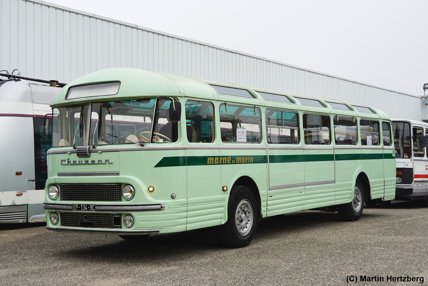 Saviem Chausson SC3 Bj. 1964 Marne et Morin Autocars Anciens de France, Europ�isches Oldtimerbustreffen Wissembourg/Frankreich Oktober 2026