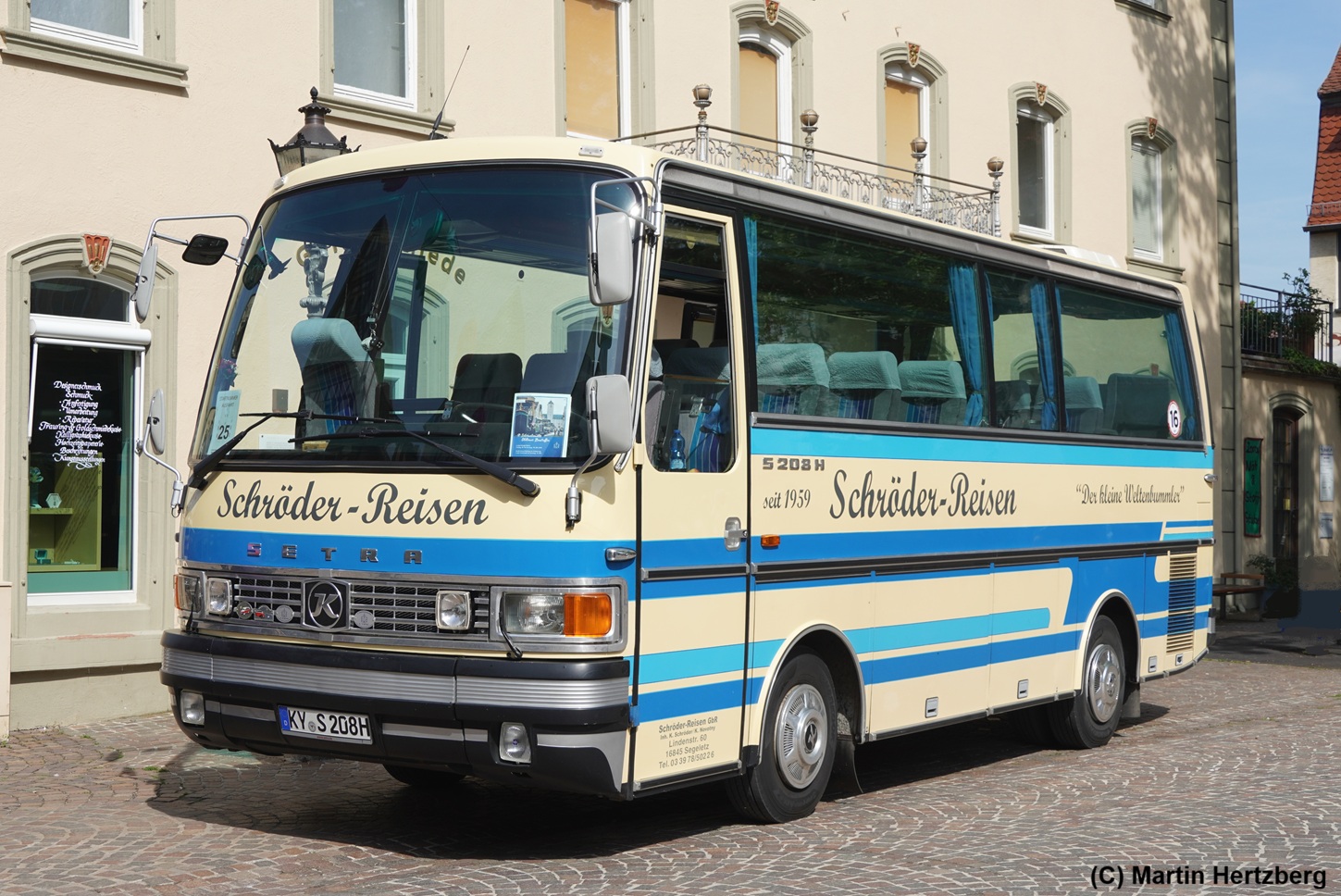 Setra S 208 H Bj. 1983 Schr�der, Oldtimerbustreffen Bad Mergentheim Mai 2026