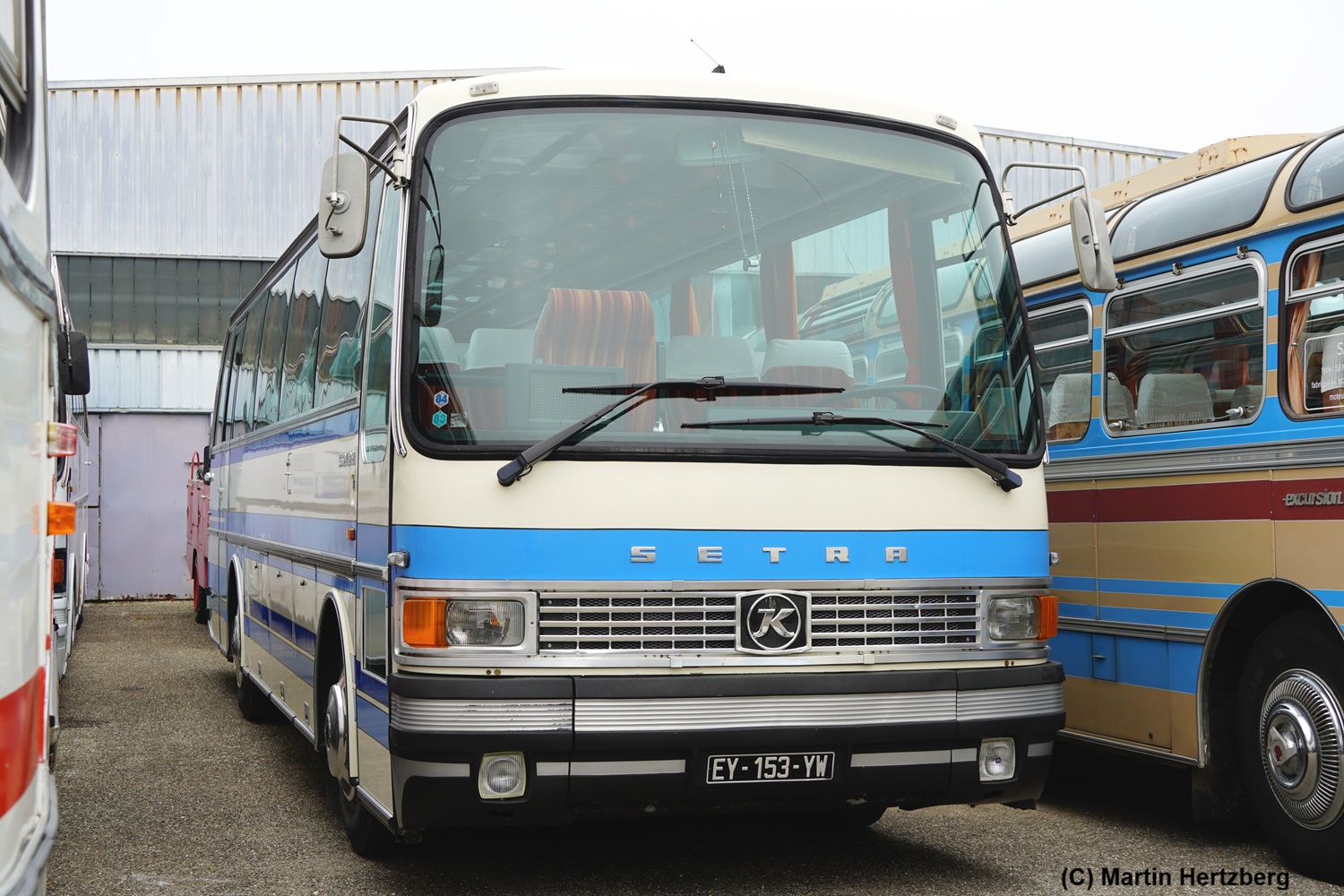 Setra S 212 H Bj. 1978 Asparre Autocars anciens de France, Europ�isches Oldtimerbustreffen Wissembourg/Frankreich Oktober 2026