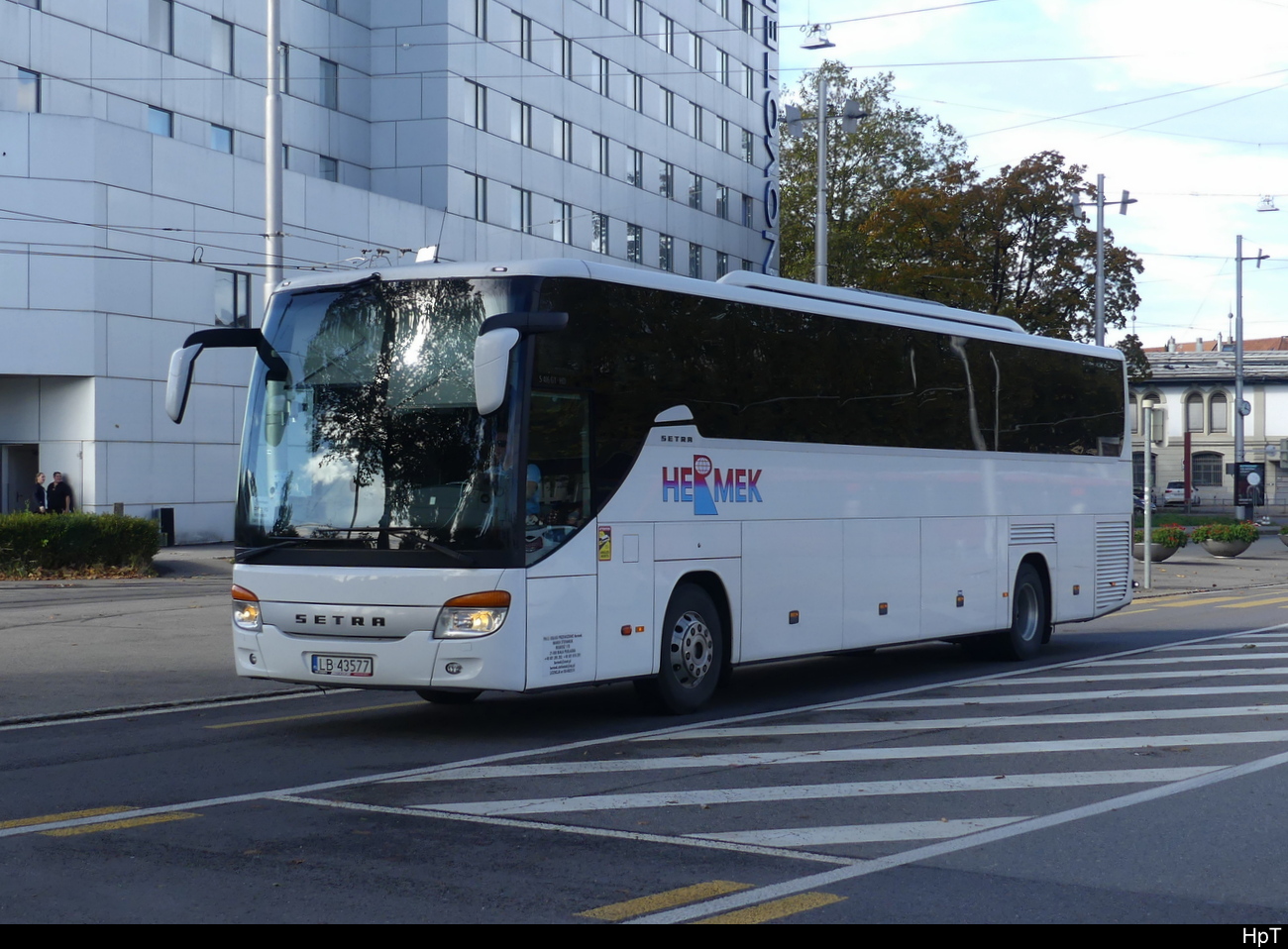 Setra S 416 GT-HD unterwegs in Bern am 28.10.2023