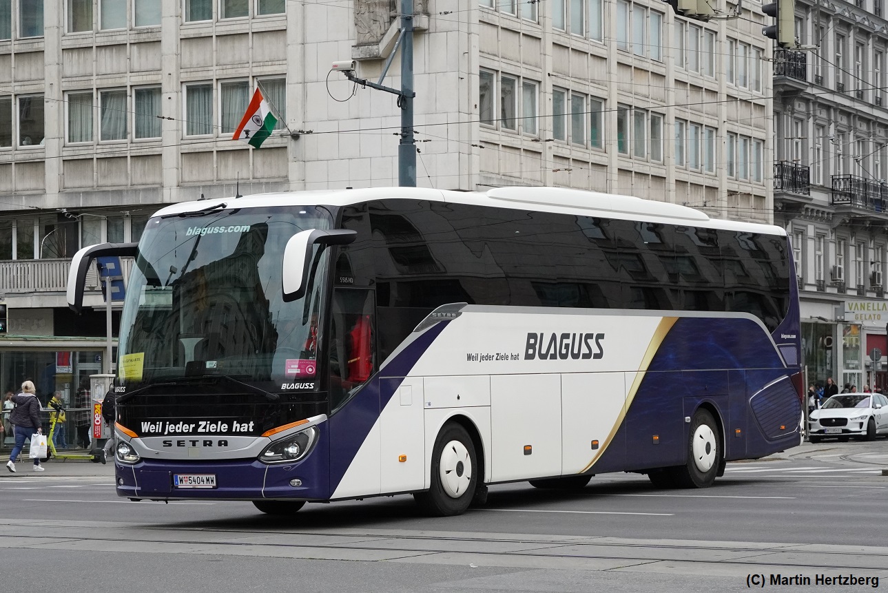 Setra S 515 HD  Blaguss , Wien Mai 2023