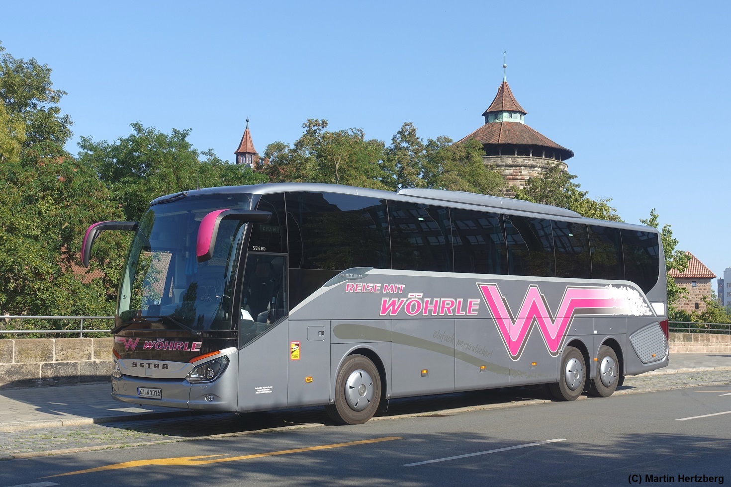 Setra S 516 HD  Wöhrle , Nürnberg Juli 2023