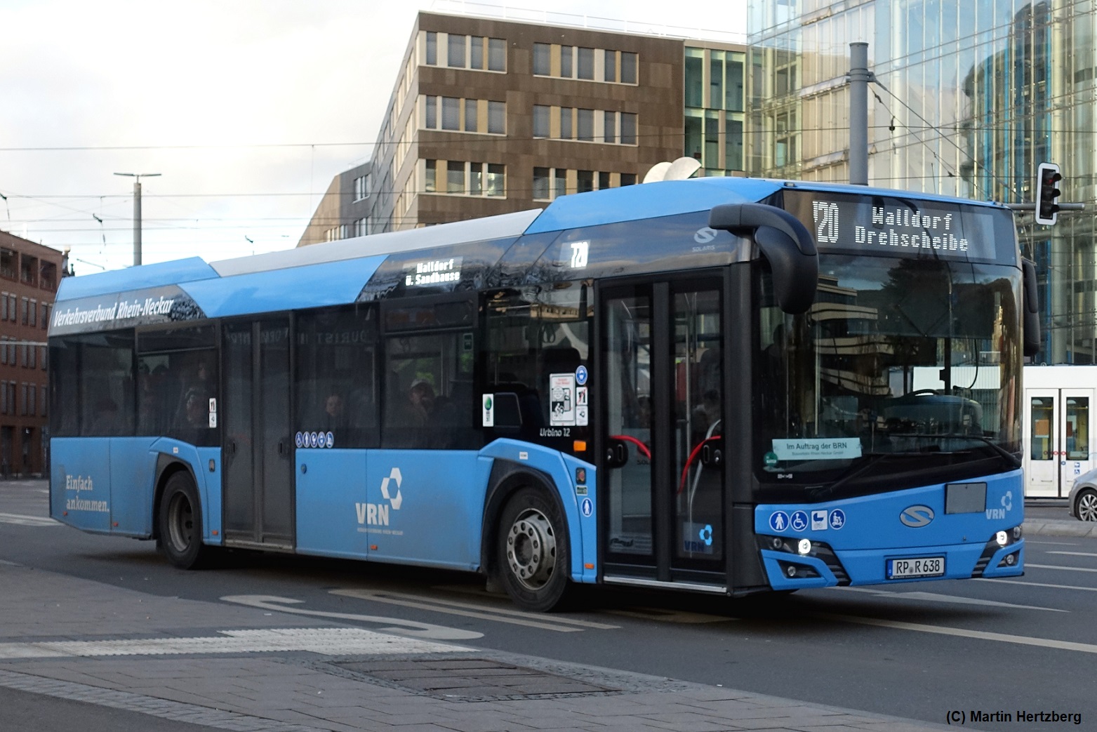 Solaris Urbino 12  Rau - Verkehrsverbund Rhein-Neckar , Februar 2023