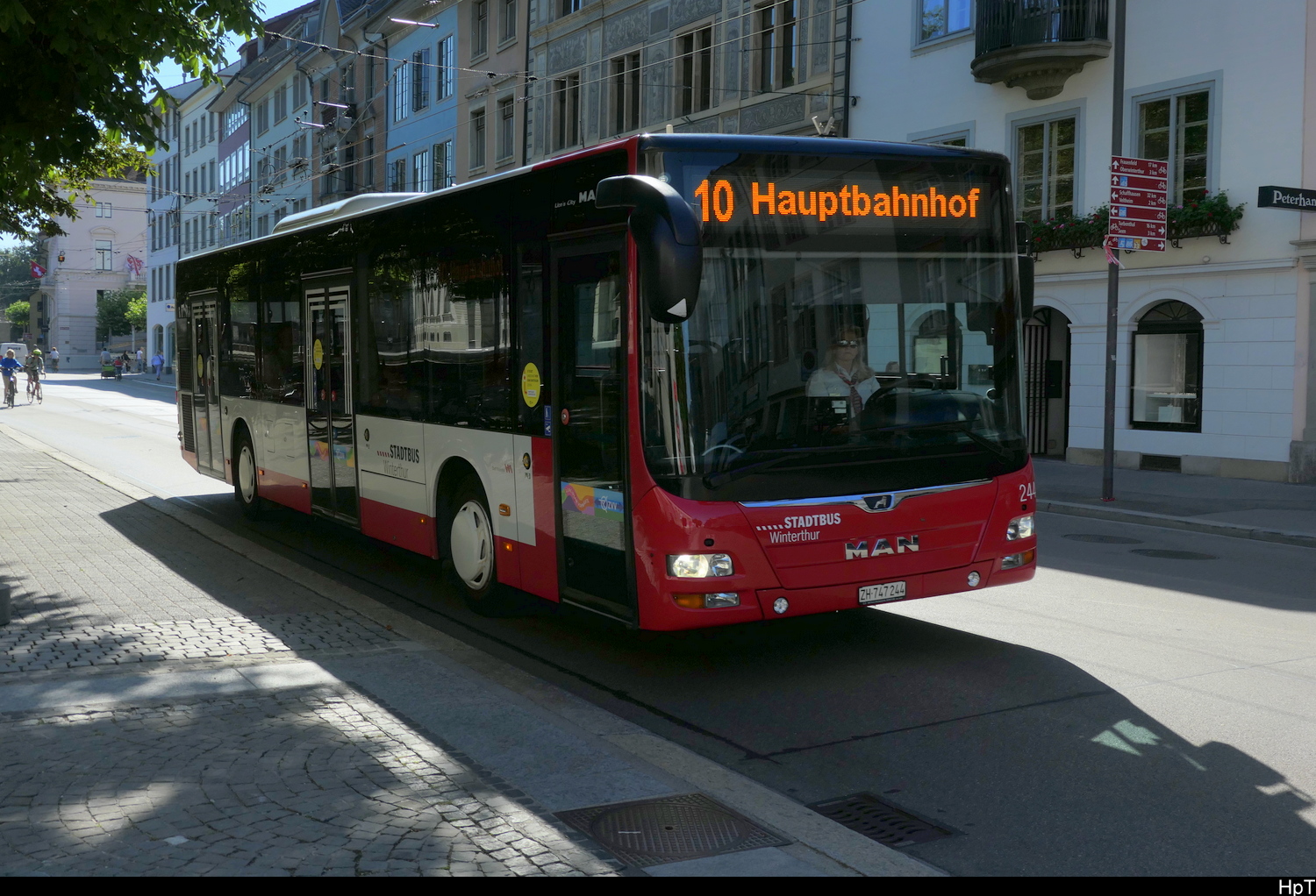 Stadtbus Winterthur - MAN Lion`s City  Nr.244 unterwegs in Winterthur am 28.07.2026