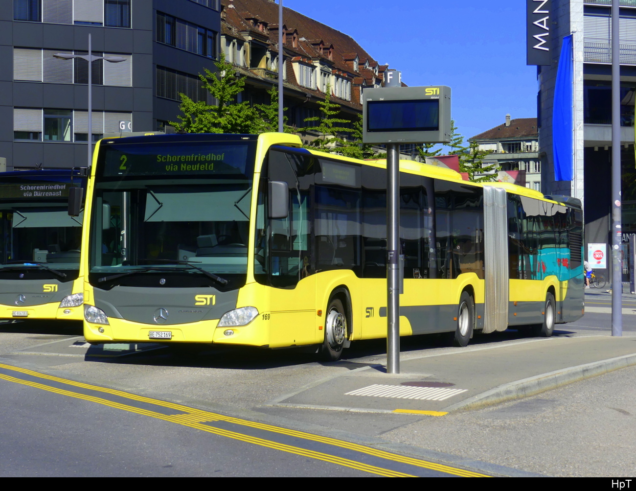 STI - Mercedes Citaro Nr.169 beim Bahnhof Thun am 29.09.2023