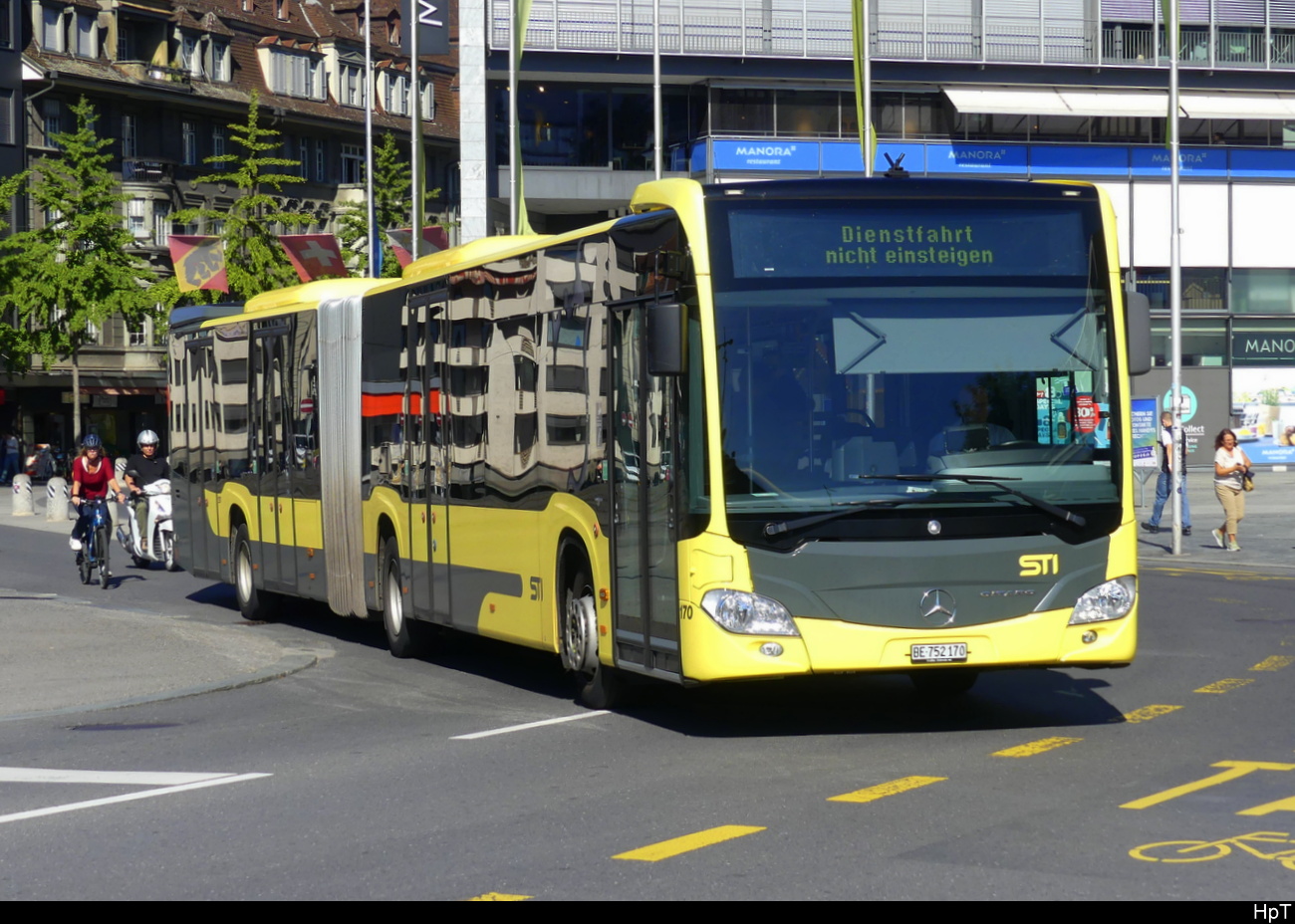 STI - Mercedes Citaro Nr.170 beim Bahnhof Thun am 29.09.2023