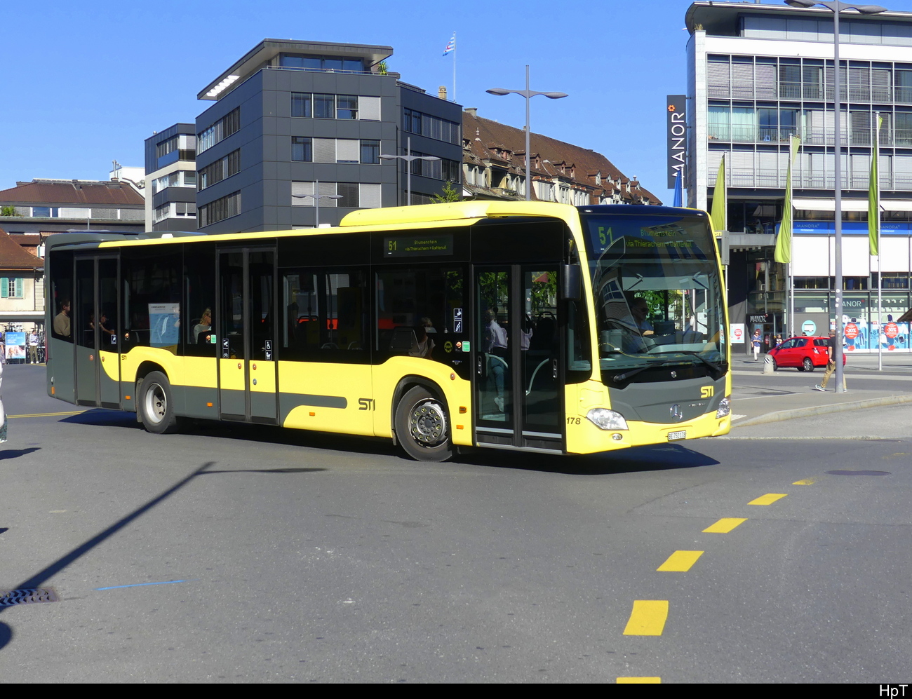 STI - Mercedes Citaro Nr.178 beim Bahnhof Thun am 29.09.2023