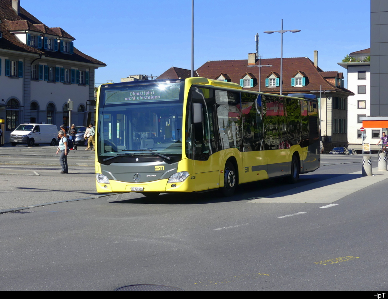 STI - Mercedes Citaro Nr.406 beim Bahnhof Thun am 29.09.2023