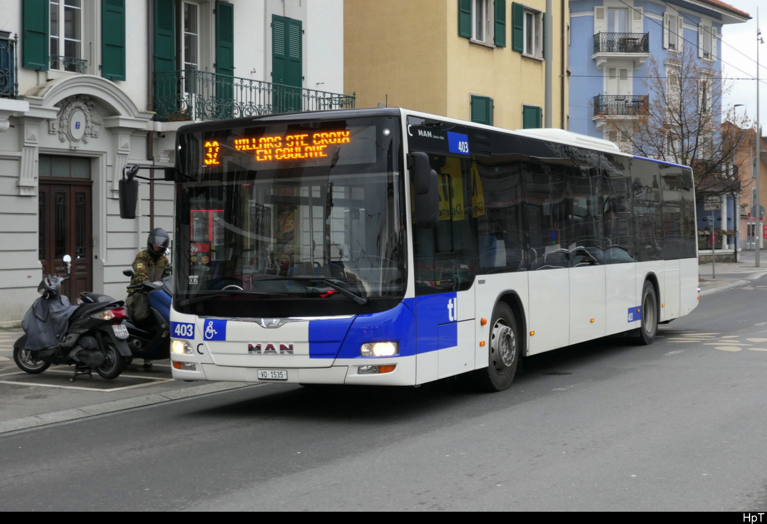 tl - MAN Lion`s City Nr.403  VD 1535 unterwegs auf der Linie 32 in Renens am 24.01.2026