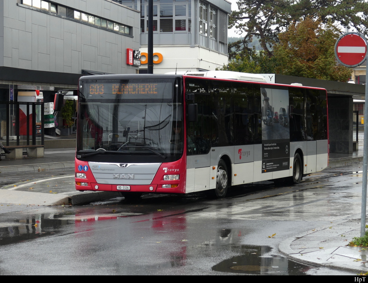 travys - MAN Lion`s City VD 1126 in Yverdon am 02.10.2022