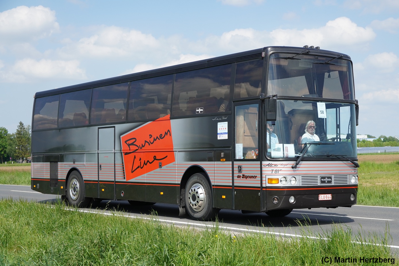 Van Hool T 815 Acron Bj. 1992 De Zigeuner Business Line, Oldtimerbustreffen Bad Mergentheim Mai 2026