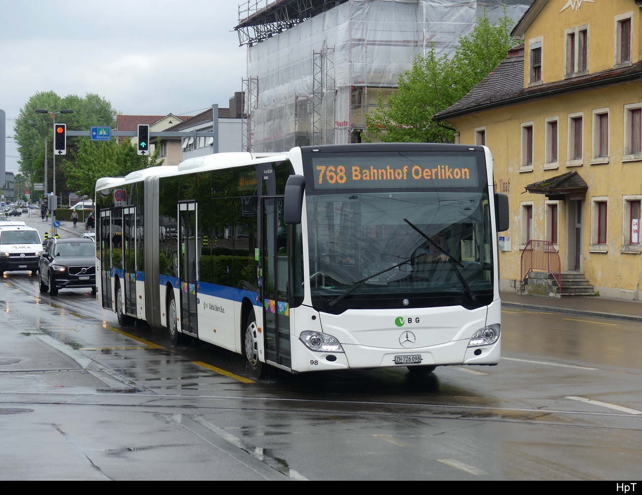 VBG - Mercedes Citaro Nr.98 unterwegs in Zürich Seebach am 13.05.2023