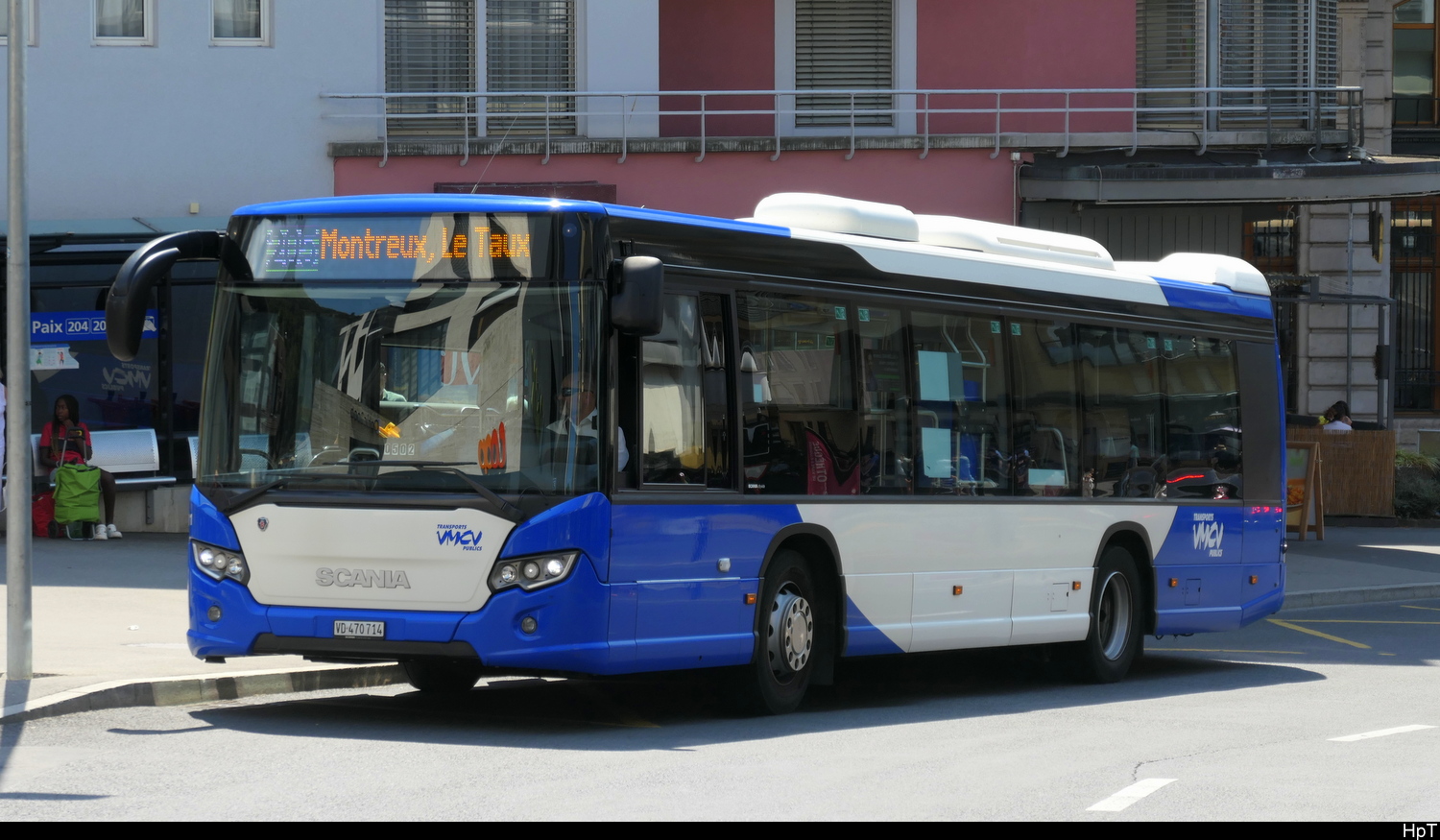 VMCV - Scania Citywide Nr.411 VD 470714 unterwegs in Montreux am 15.08.2026