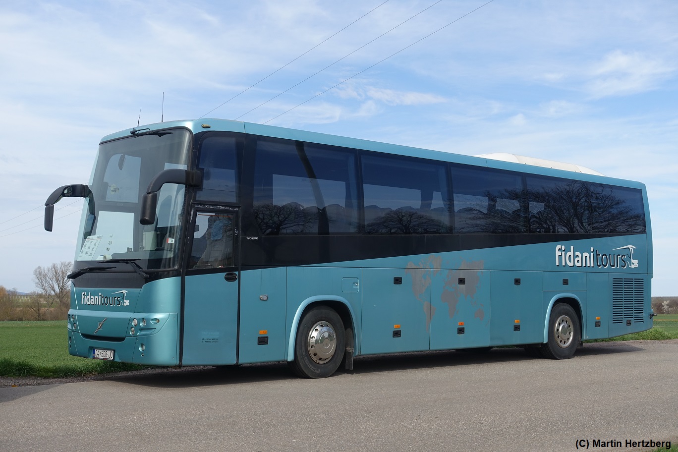 Volvo 9900  Fidani , bei Lustadt/Pfalz März 2023