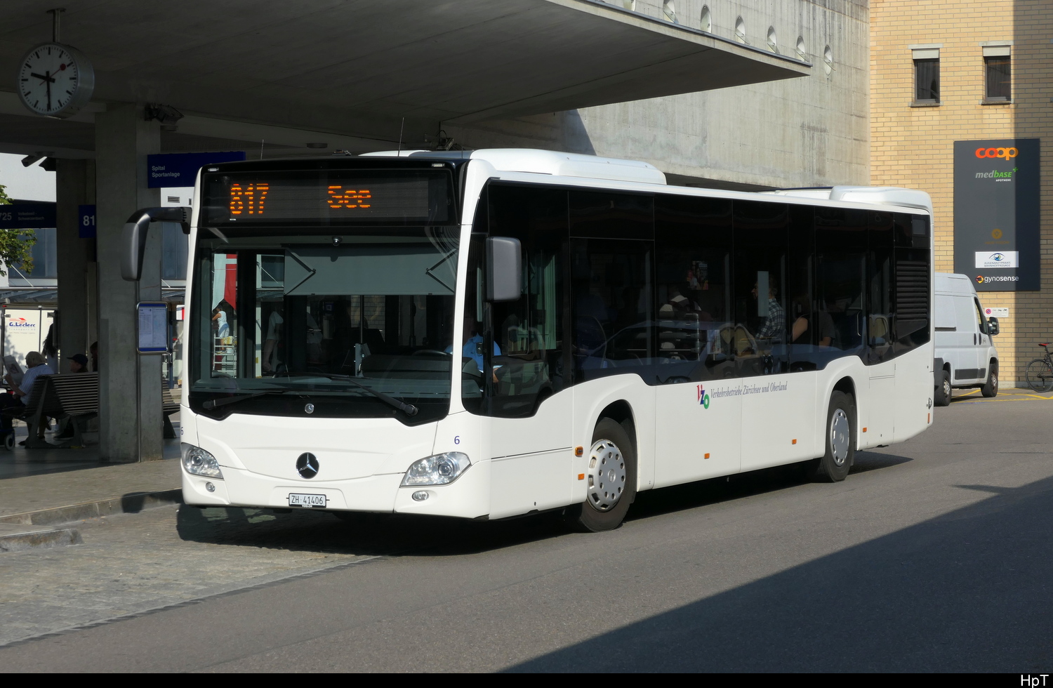VZO - Mercedes Citaro  Nr.6 beim Bahnhof Uster am 31.07.2026