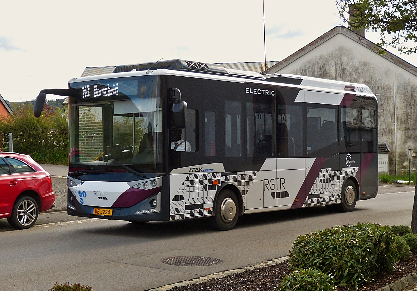 WE 3224 Karsan Atak F hrt In Erpeldange Wiltz In Richtung Dorscheid WE 3224 Karsan Atak F hrt In Erpeldange Wiltz In Richtung Dorscheid