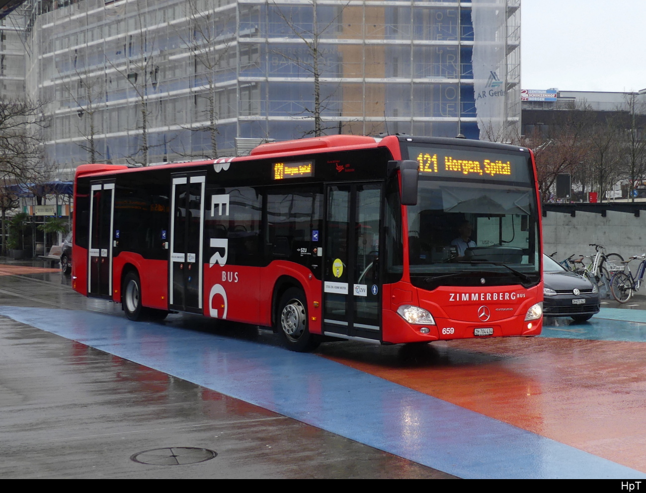 Zimmerberg Bus - Mercedes Citaro Nr.659  ZH 704434 in Horgen am 12.03.2023