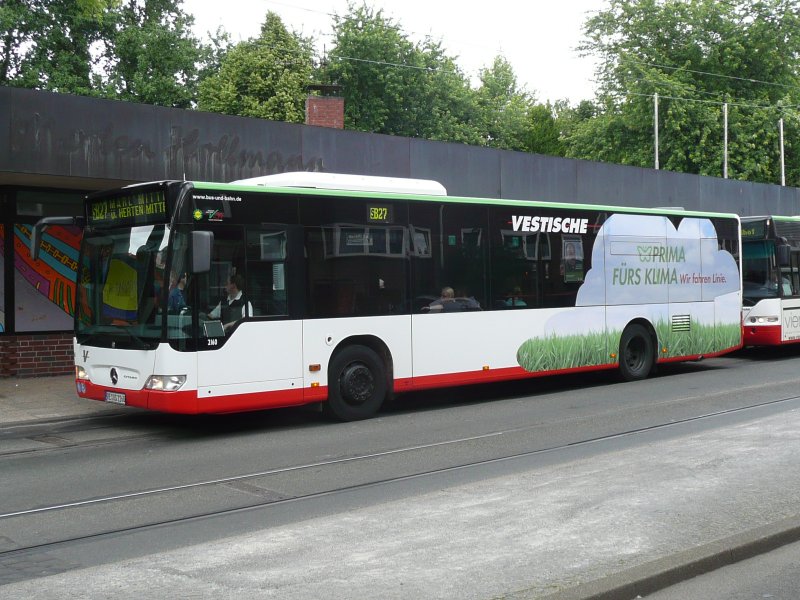 03.06.09,MB-CITARO der VESTISCHEN Nr.2160 in Wanne Eickel.
