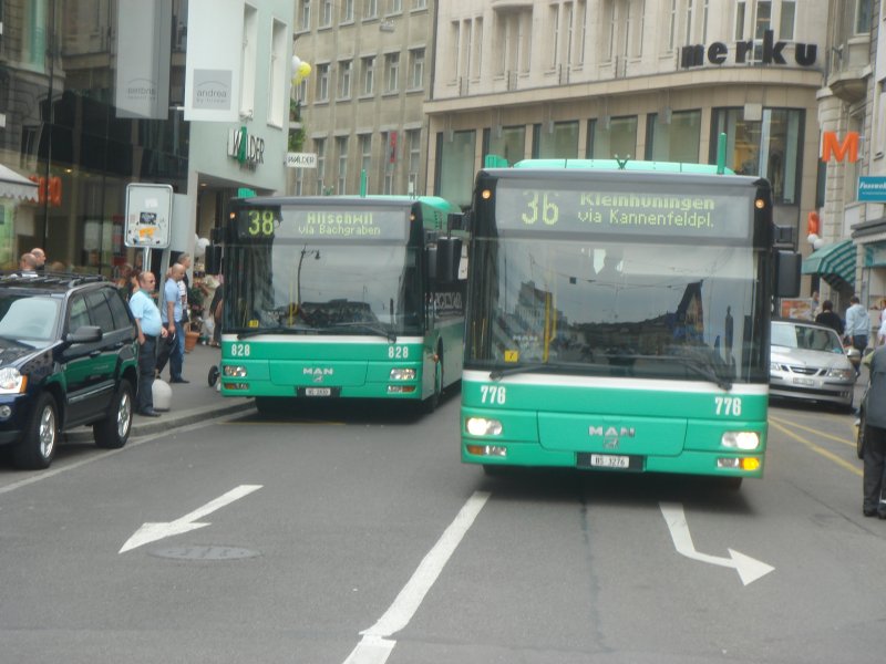 2 MAN in der nhe der Haltestelle Schifflnde. Aufgenommen am 21.07.07