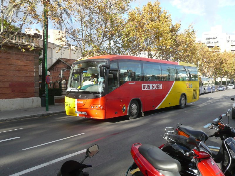 24.11.08,IVECO Irizar EuroRider 35 der tib als BUS NORD in Palma de Mallorca.