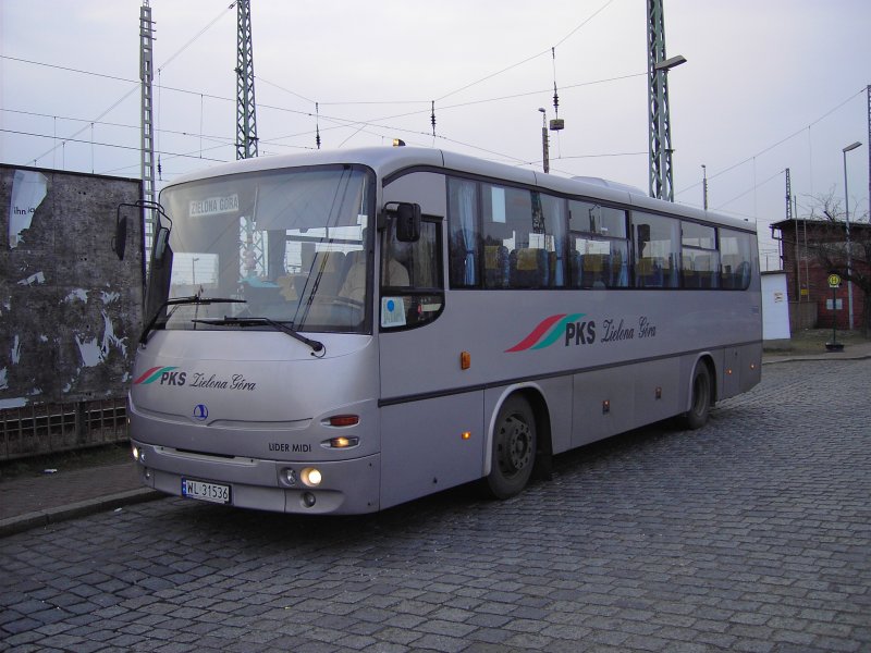 31536 auf der Linie Guben/Gubin Zielona Gora am 20.02.2008, Haltestelle: Guben, Bahnhof Guben
