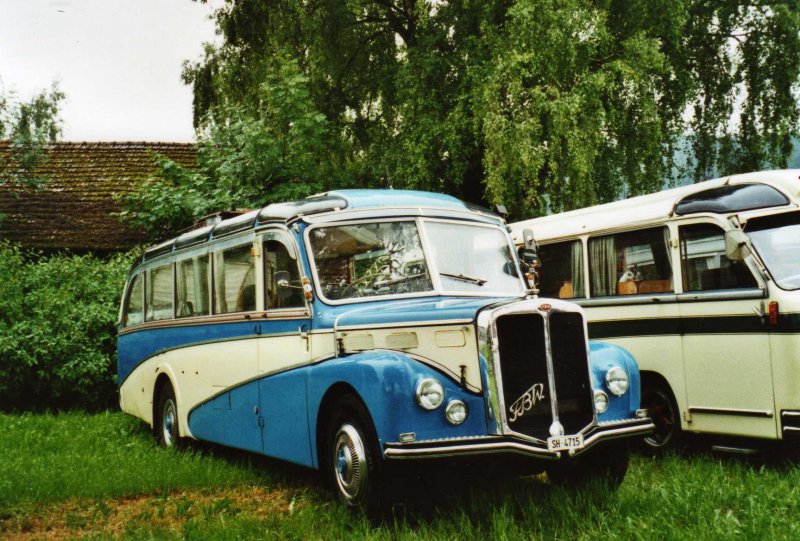 Aeschlimann, Schaffhausen SH 4715 FBW am 6. Juni 2009 Thayngen, Saurer-Treffen