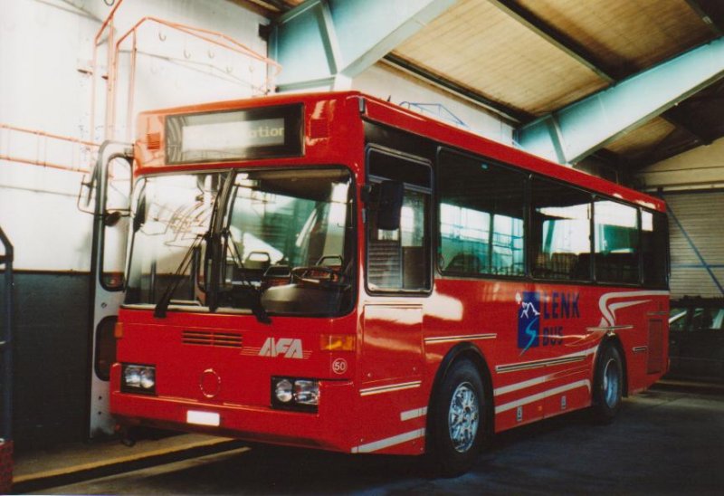 AFA Adelboden (LenkBus) Nr. 50/BE 645'415 Vetter (ex AVG Grindelwald Nr. 21) am 11. Januar 2009 Adelboden, Autobahnhof