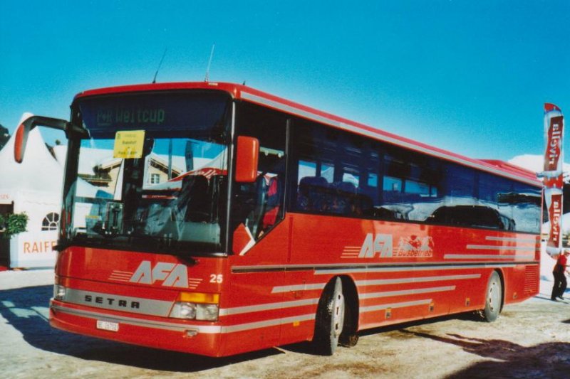 AFA Adelboden Nr. 25/BE 26'702 Setra (ex Nr. 12) am 11. Januar 2009 Adelboden, Weltcup