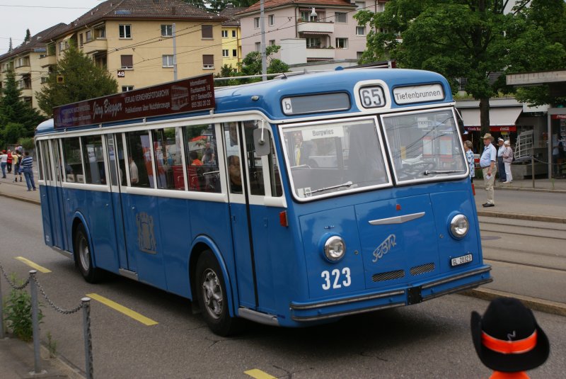 Anlsslich der Erffnung des Zricher Trammuseums am 26.05.2007 war dieser Museums Bus zu sehen.