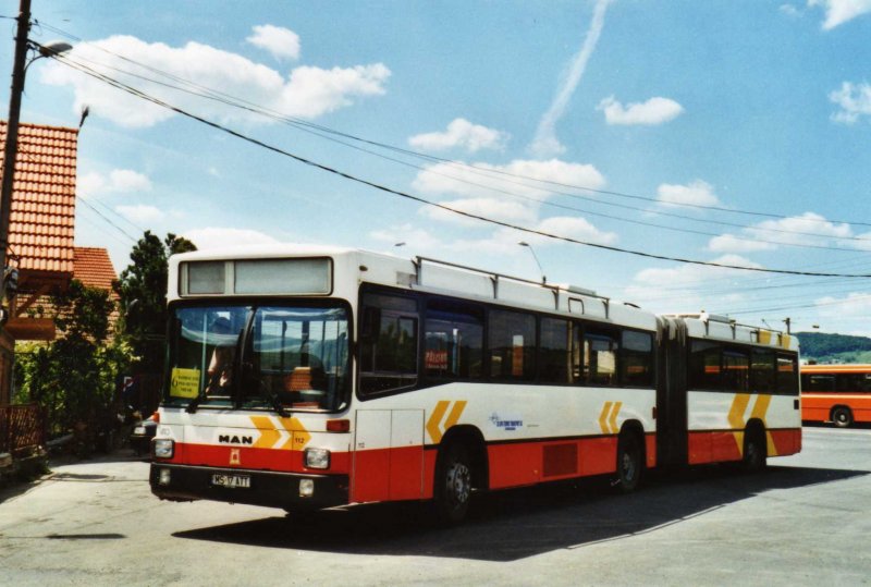 A.T.T. Sighisoara MS 17 ATT MAN/R&J (ex RVBW Wettingen Nr. 112) am 26. Mai 2009 in Sighisoara