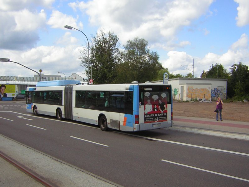 Auch hier ist ein MAN Bus zu sehen der Schienen-Ersatzverkehr fhrt.