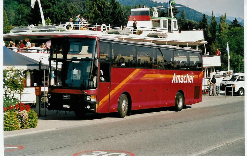 Aus dem Archiv: Amacher, Interlaken BE 457'235 Van Hool am 1. September 1999 Thun, Schifflndte