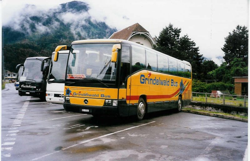 Aus dem Archiv: AVG Grindelwald Nr. 29/BE 47'910 Mercedes O 404 am 6. Juni 1999 Interlaken, Westbahnhof