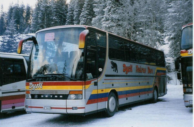 Aus dem Archiv: Dysli, Bern Nr. 23/BE 28'435 Setra am 12. Januar 1999 Adelboden, Unter dem Birg (Einsatz am Ski-Weltcup von Adelboden)